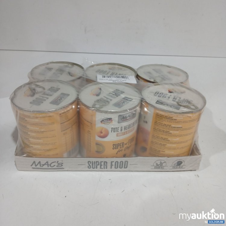 Artikel Nr. 990348: Macs Super Food Hundefutter Pute & Heidelbeeren 6x800g 