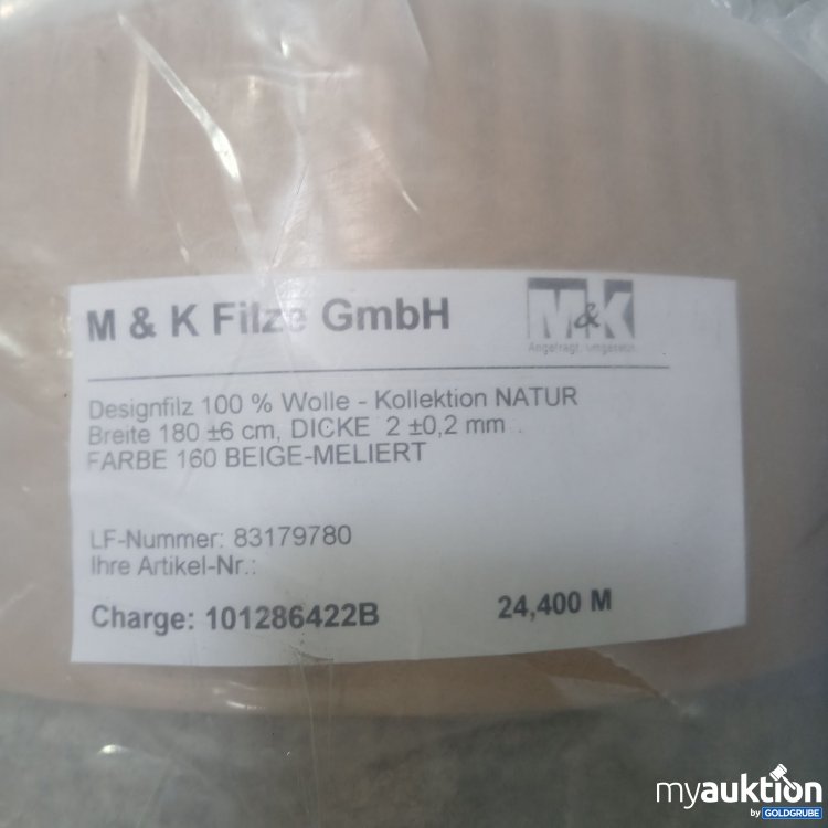 Artikel Nr. 438349 Artikel Nr. 438349: M&K Filze Designfilz 100% Wolle