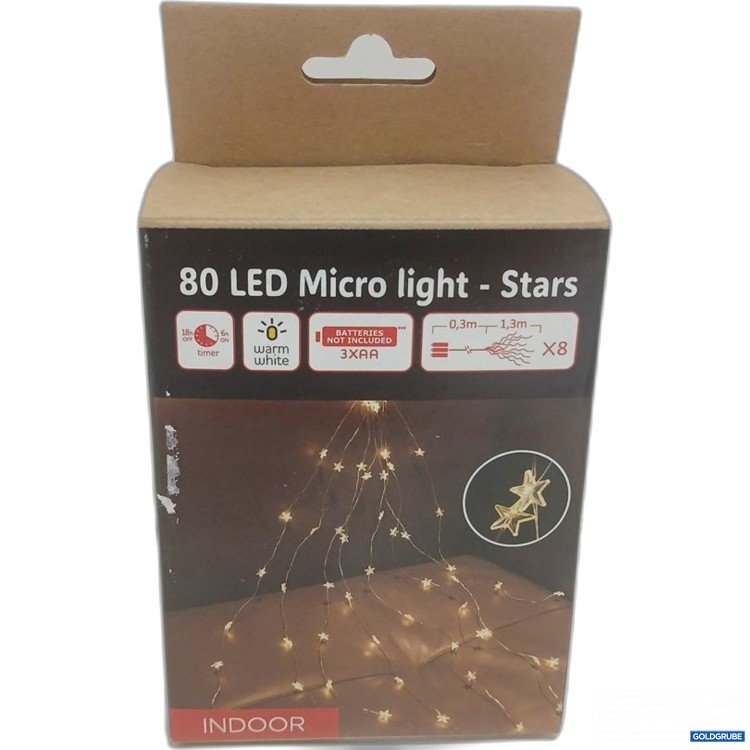 Artikel Nr. 447349 Artikel Nr. 447349: Indoor 80 LED Micro light - Stars