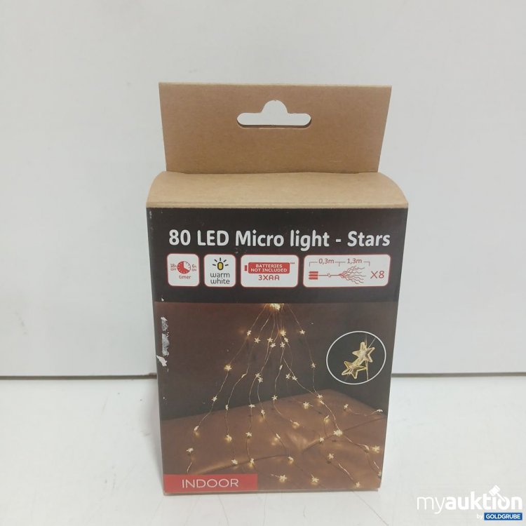 Artikel Nr. 447349 Artikel Nr. 447349: Indoor 80 LED Micro light - Stars