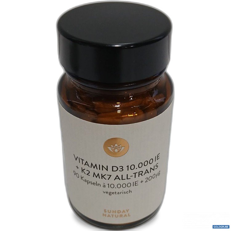 Artikel Nr. 462349: Sunday Natural Vitamin D3 10.000 IE +K2 MK7 All-Trans 90Kapseln
