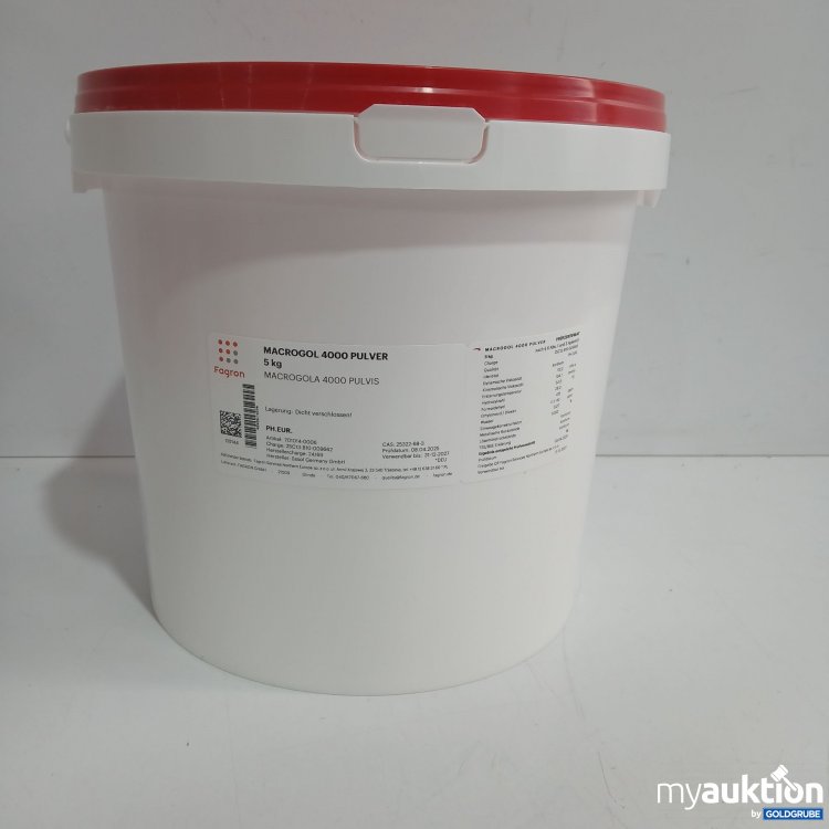 Artikel Nr. 876349 Artikel Nr. 876349: Macrogol 4000 Pulver 5kg