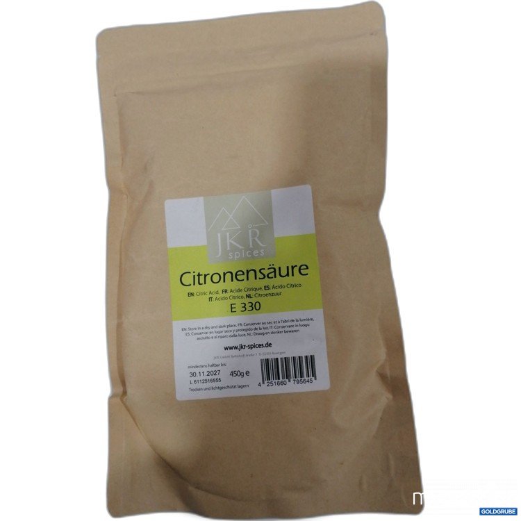 Artikel Nr. 891349: JKR Citronensäure 450g