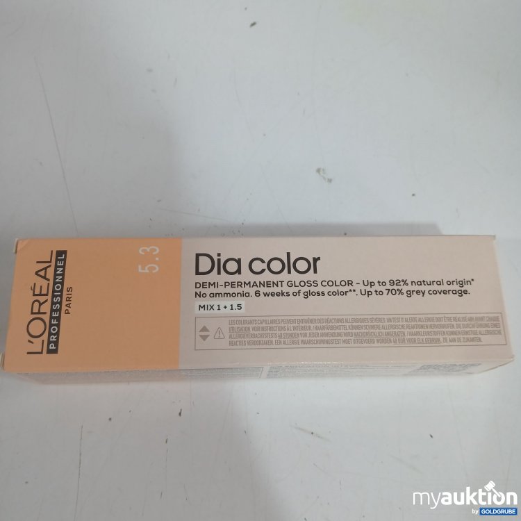Artikel Nr. 972349: Loreal Professionnel Dia Color 5.3 hellbraun gold 60ml 