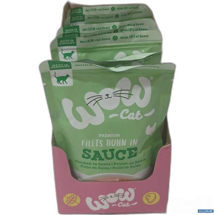 Artikel Nr. 989349 Artikel Nr. 989349: Wow Cat Filets Huhn in Sauce 85g 8Stk
