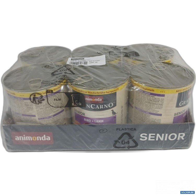 Artikel Nr. 990349 Artikel Nr. 990349: Animonda Gran Carno Senior Hundefutter Rind+Lamm 6x800g