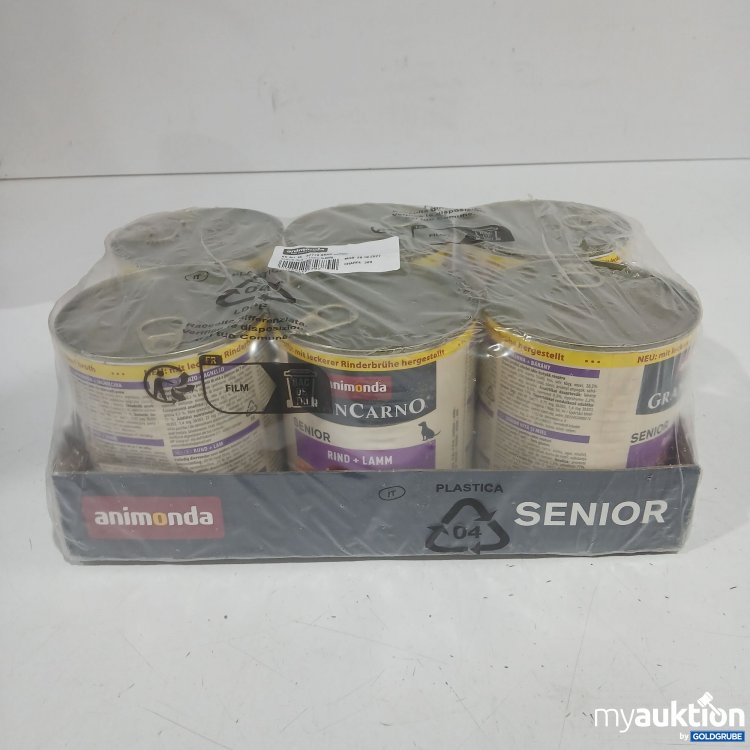 Artikel Nr. 990349 Artikel Nr. 990349: Animonda Gran Carno Senior Hundefutter Rind+Lamm 6x800g