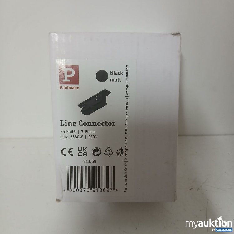 Artikel Nr. 399350 Artikel Nr. 399350: Paulmann Line Connector Black Matt