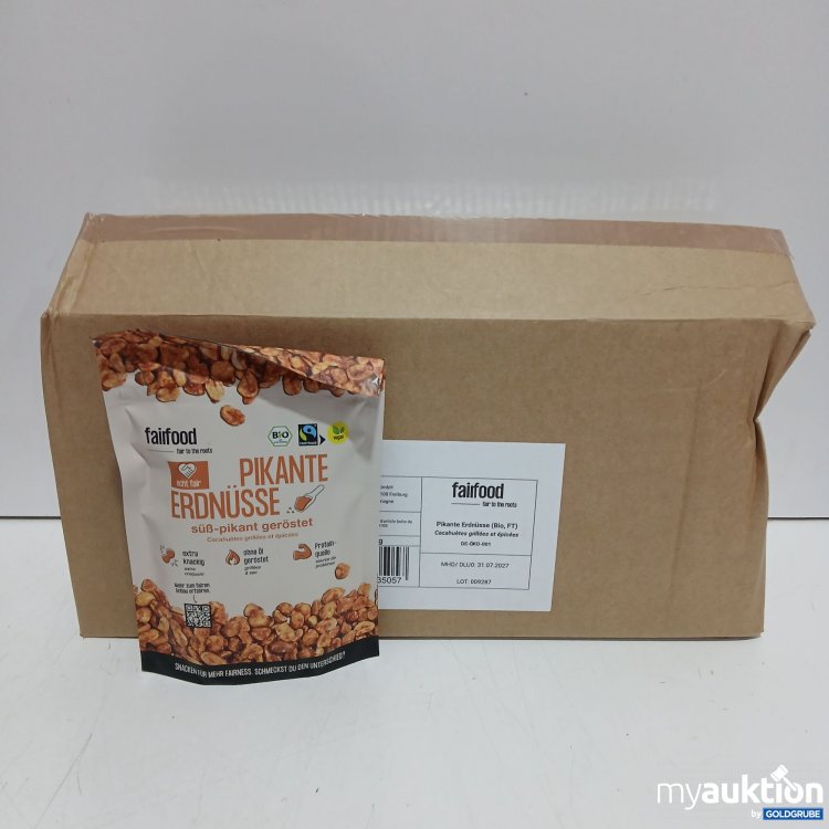 Artikel Nr. 462350 Artikel Nr. 462350: Fairfood Pikante Erdnüsse 8x125g