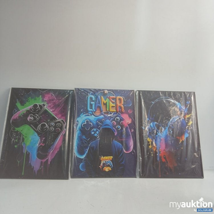Artikel Nr. 465350 Artikel Nr. 465350: Gaming Leinwandbilder ca. 70x50cm