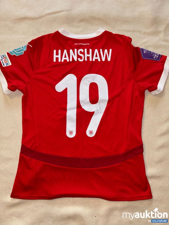 Artikel Nr. 904350: Signiertes Trikot von Verena Hanshaw, ÖFB-Teamspielerin 