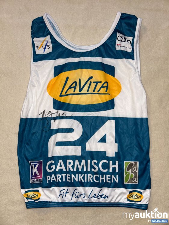 Artikel Nr. 913350: Original Startnummer Garmisch Partenkirchen, Ilka Stuhec, Slowenische  Skirennläuferin 