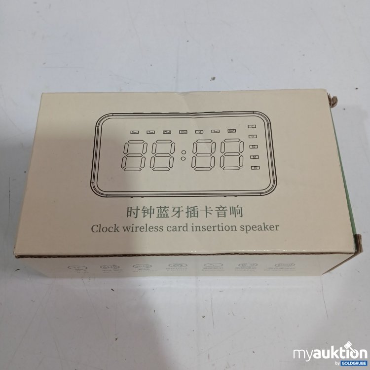 Artikel Nr. 920350: Clock Wireless card insertion speaker 