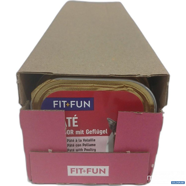 Artikel Nr. 990350: Fit+Fun Katzenfutter Paté Junior mit Geflügel 16x100g 