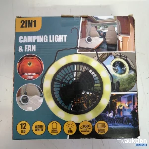 Auktion Camping Light & Fan