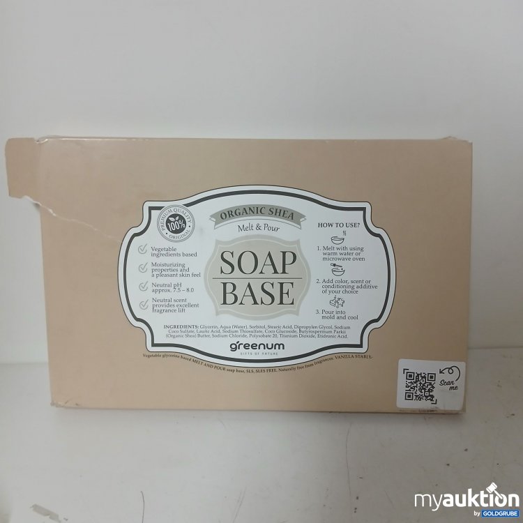 Artikel Nr. 399351 Artikel Nr. 399351: G'reenum Soap Base 900g