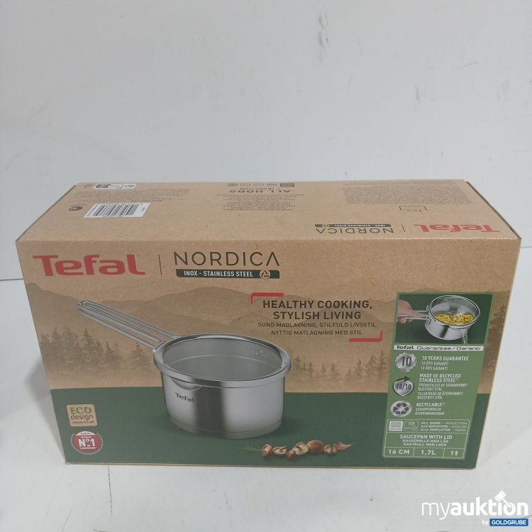 Artikel Nr. 461351 Artikel Nr. 461351: Tefal Inox stainless steel Saucepan with Lid 16cm 1,7L