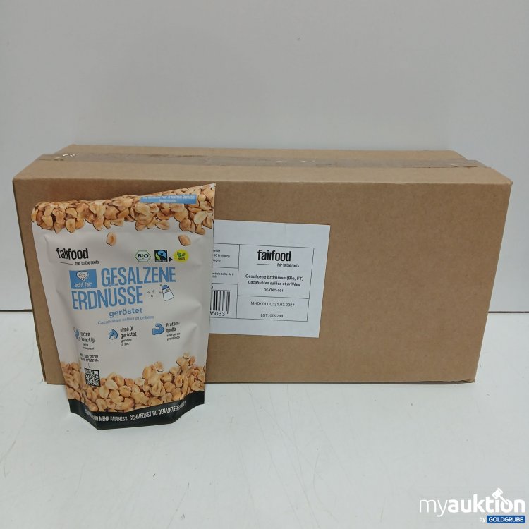 Artikel Nr. 462351 Artikel Nr. 462351: Fairfood Gesalzene Erdnüsse 8x125g