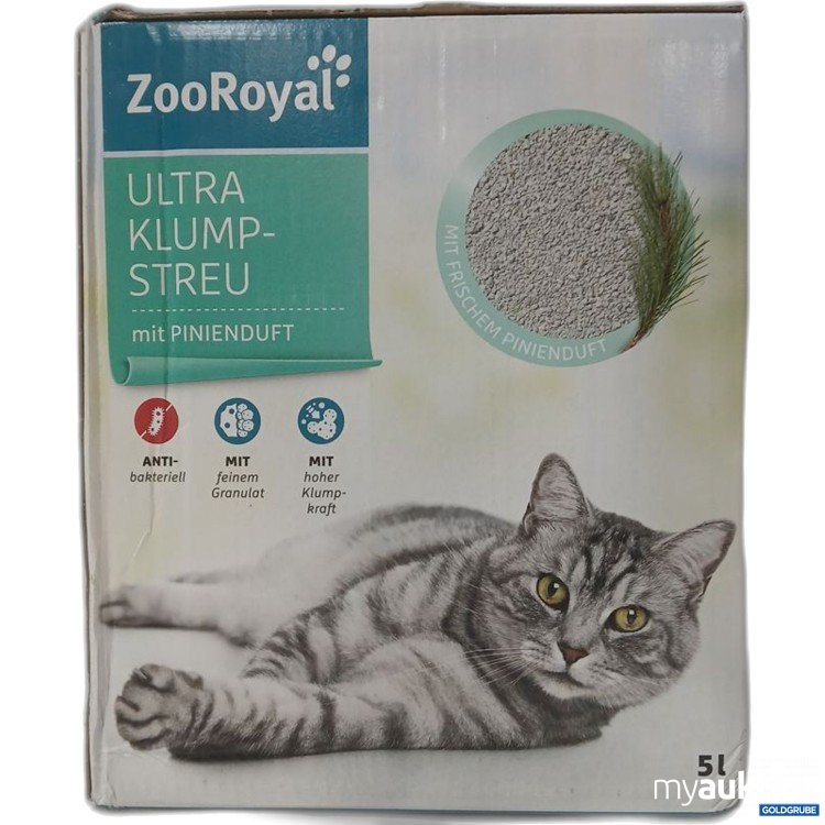 Artikel Nr. 973351 Artikel Nr. 973351: ZooRoyal Ultra Klumpstreu mit Pinienduft 5l