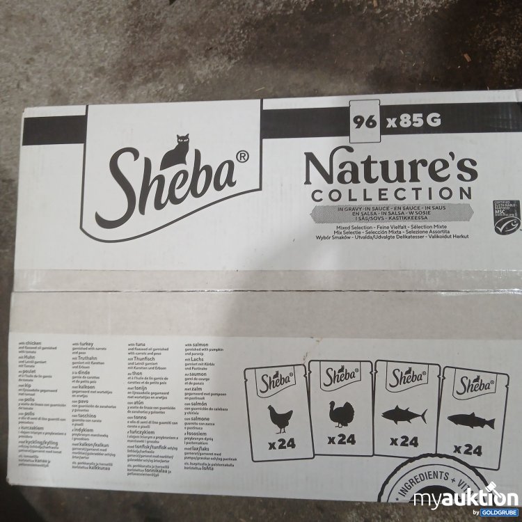 Artikel Nr. 989351 Artikel Nr. 989351: Sheba Natures Collection Mix in Sauce 85g 96Stk