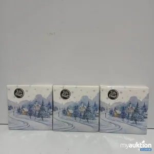 Auktion TableHome Servietten Winterlandschaft 20 Servietten 3x33x33