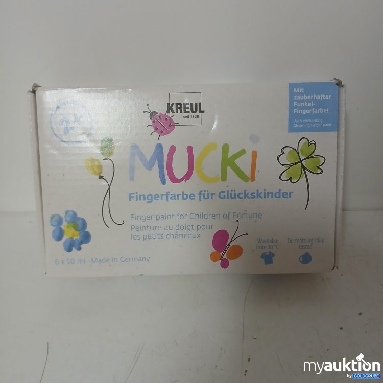Artikel Nr. 399352: Mucki Fingerfarbe 6x50ml