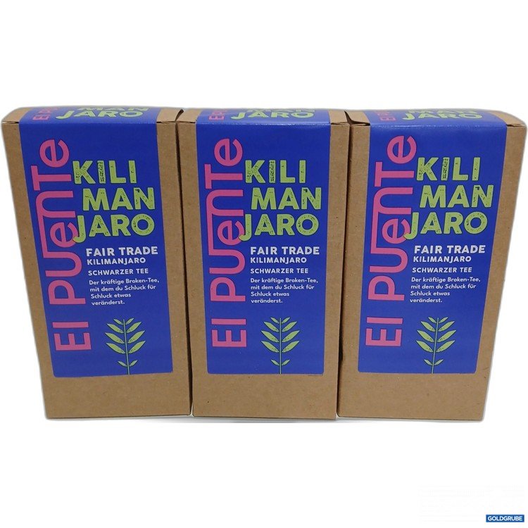 Artikel Nr. 462352 Artikel Nr. 462352: El Puente Tee Kilimanjaro Fair Trade Schwarzer Tee 3x100g