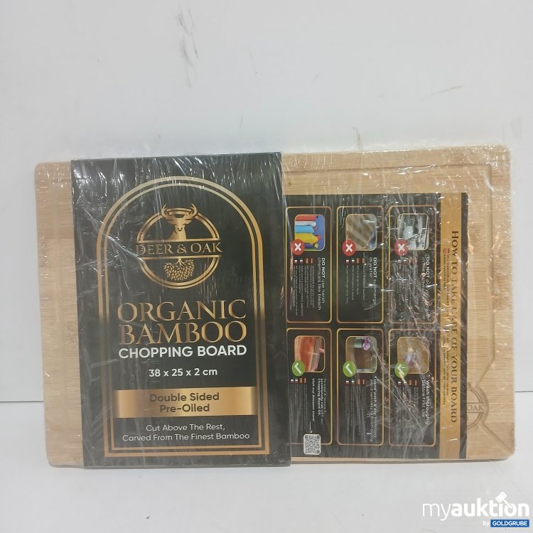 Artikel Nr. 463352 Artikel Nr. 463352: Deer & Oak Organic Bamboo Schneidebrett 38x25x2 cm