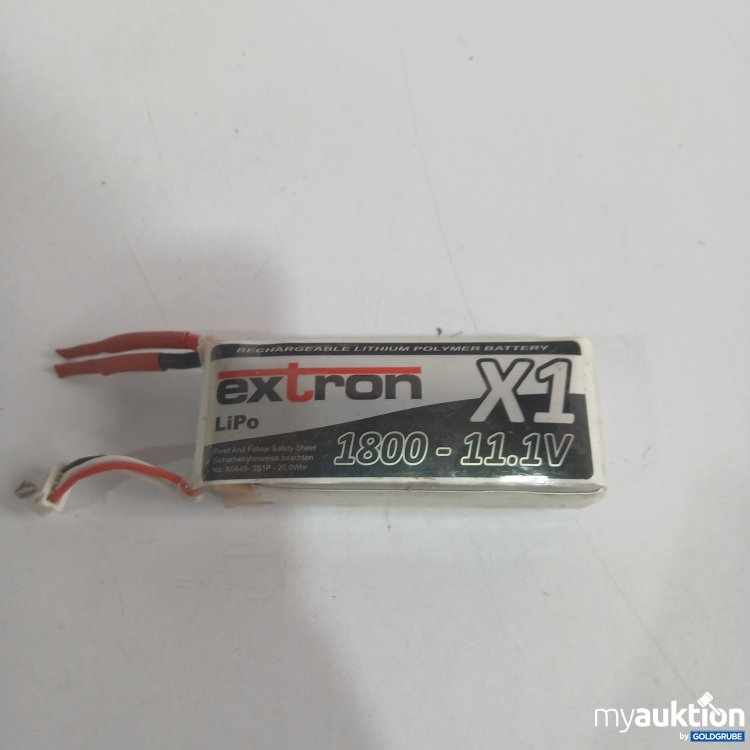Artikel Nr. 809352 Artikel Nr. 809352: Extron LiPo X1 1800-11.1V