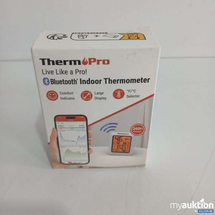Artikel Nr. 821352: Therm Pro Bluetooth Indoor Thermometer 
