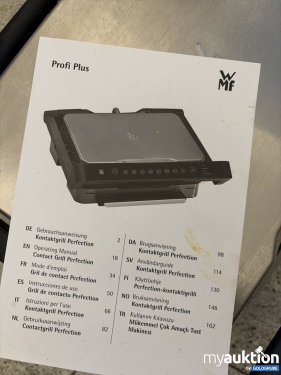 Artikel Nr. 931352 Artikel Nr. 931352: WMF Profi Plus Kontaktgrill mit Schweizer Stecker