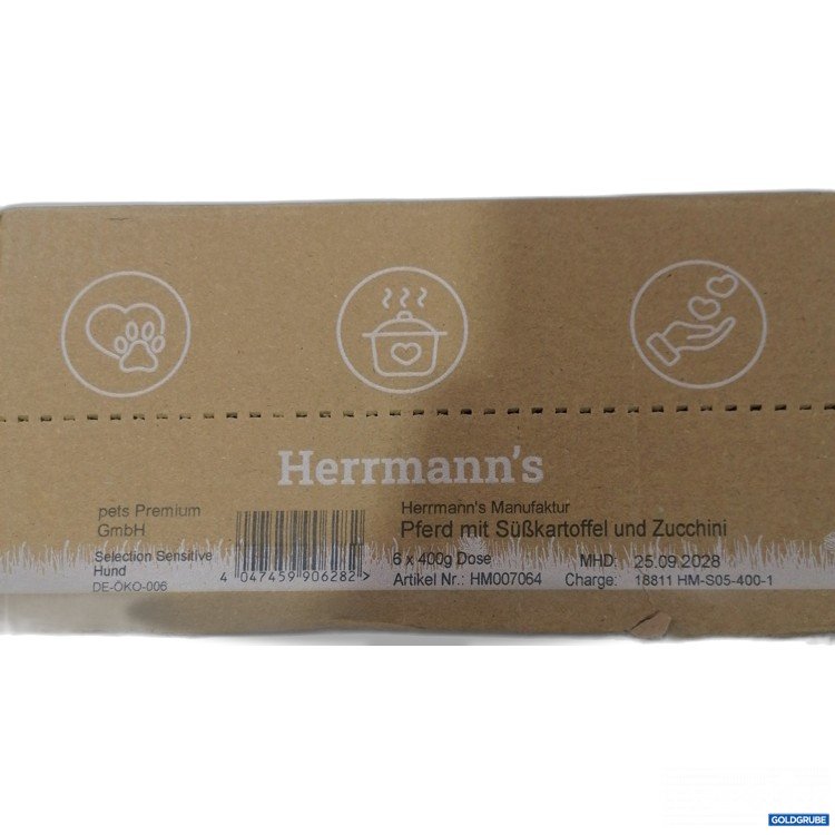 Artikel Nr. 951352: Hermanns Pferd mit Süßkartoffel und Zucchini 6x400g