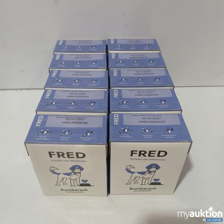 Artikel Nr. 973352: FRED Buntbarsch mit Amaranth 10×390g