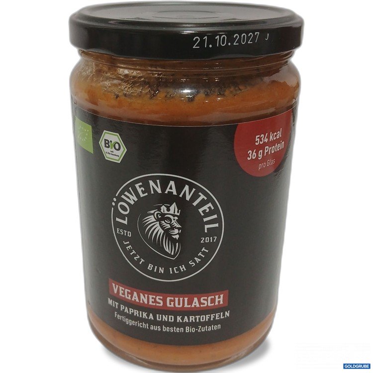 Artikel Nr. 980352 Artikel Nr. 980352: Löwenanteil Veganes Gulasch 570g