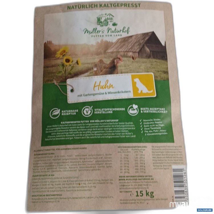 Artikel Nr. 997352 Artikel Nr. 997352: Müller's Naturhof Futter vom Land Natürlich Kaltgepresst
