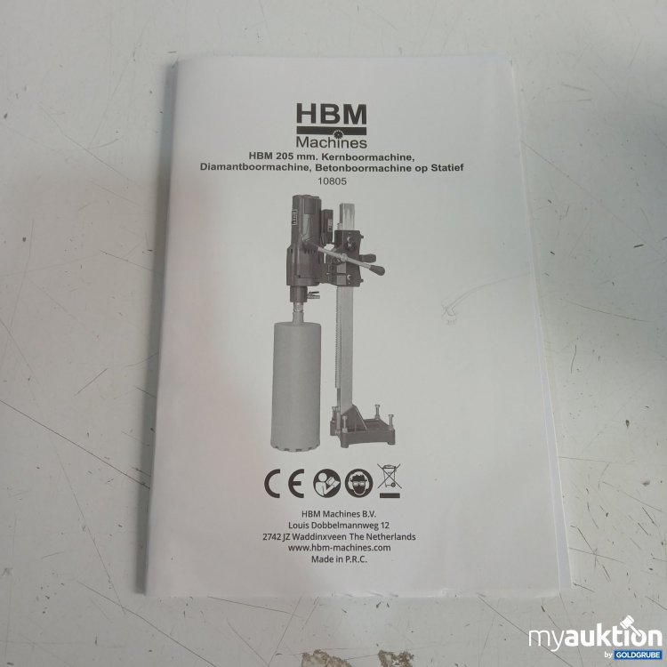 Artikel Nr. 465353 Artikel Nr. 465353: HBM Kernboormachine 205 mm 10805