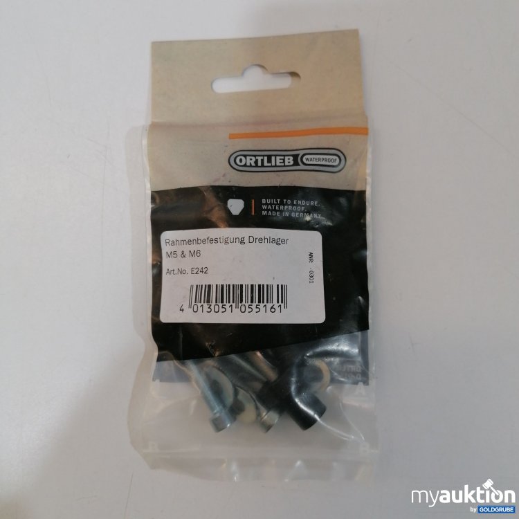 Artikel Nr. 878353: Ortlieb Rahmenbefestigung Drehlager M5 & M6 Art:E242