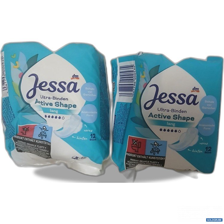 Artikel Nr. 884353: Jessa Ultra-Binden Active Shape 12 Stück 