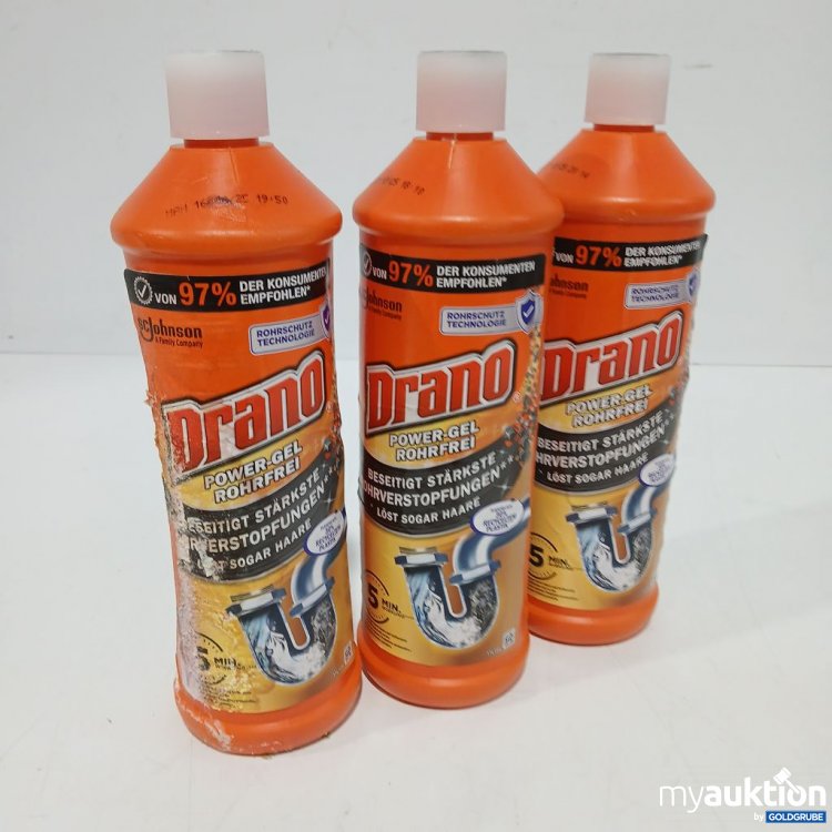 Artikel Nr. 885353: Drano Power-Gel Rohrreiniger 3x1 l