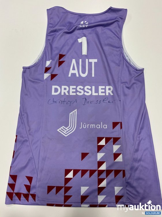 Artikel Nr. 913353: Beachvolleyballshirt VIOLETT von Christoph Dressler (signiert)