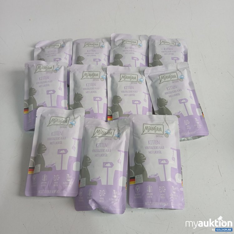 Artikel Nr. 958353: Mjamjam Kitten vorzüglisches Kalb mit Lachsöl 11x125g 