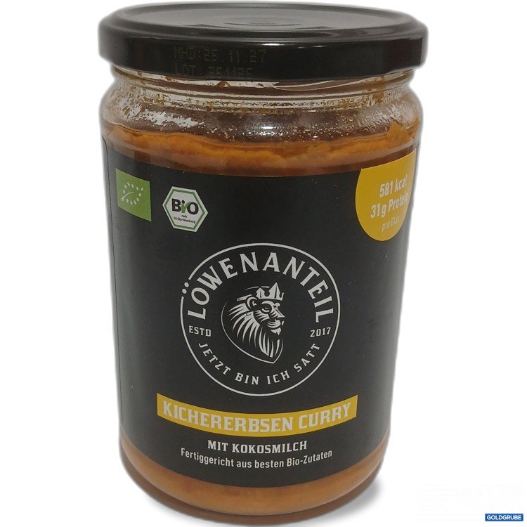 Artikel Nr. 980353 Artikel Nr. 980353: Löwenanteil Kichererbsen Curry 570g