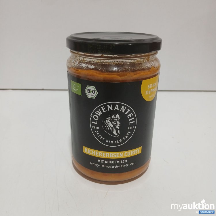 Artikel Nr. 980353 Artikel Nr. 980353: Löwenanteil Kichererbsen Curry 570g