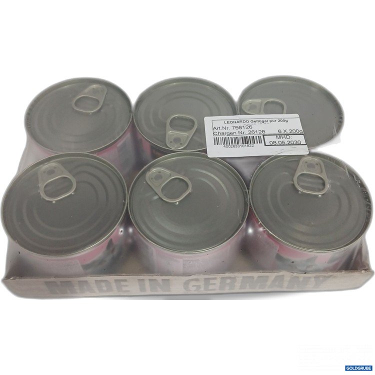 Artikel Nr. 460354 Artikel Nr. 460354: Leonardo Geflügel Pur 6x200g