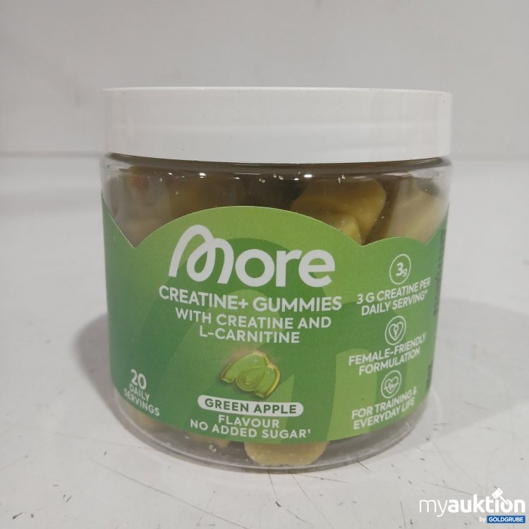 Artikel Nr. 477354: More Creatine+ Gummies Green Apple 20 Daily Servings