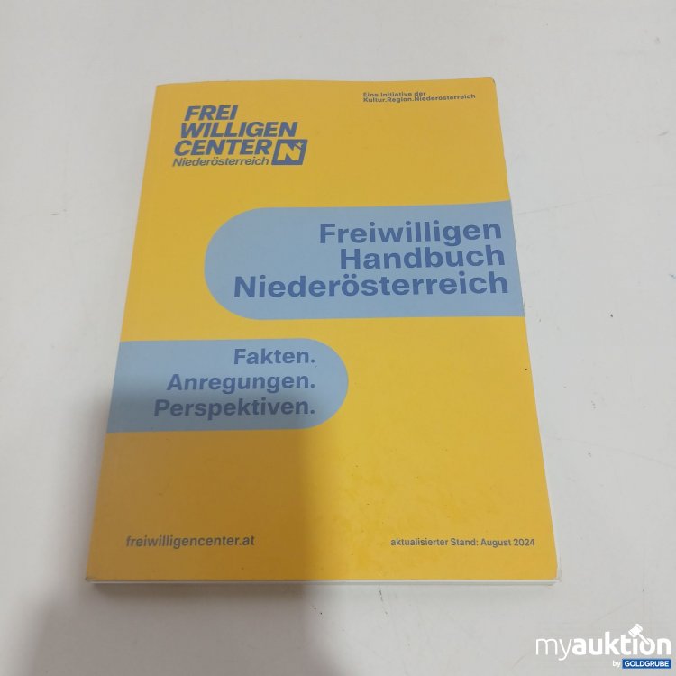Artikel Nr. 851354 Artikel Nr. 851354: Freiwilligenhandbuch Niederösterreich