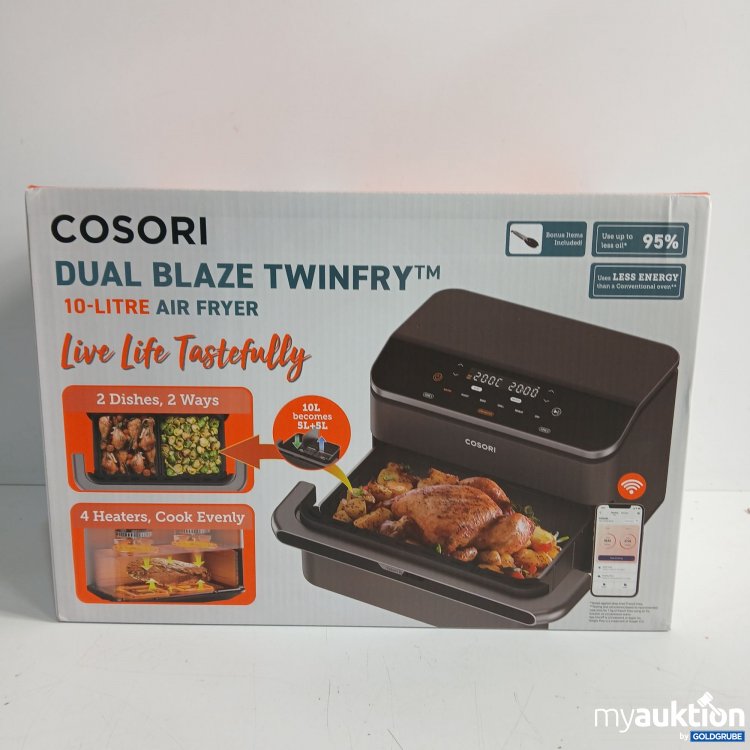 Artikel Nr. 867354 Artikel Nr. 867354: Cosori Dual Blaze Twinfry 10l