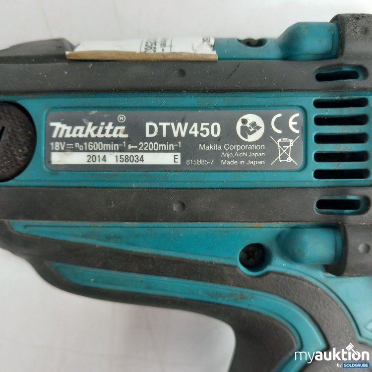 Artikel Nr. 868354: Makita Akku Schlagschrauber DTW 450