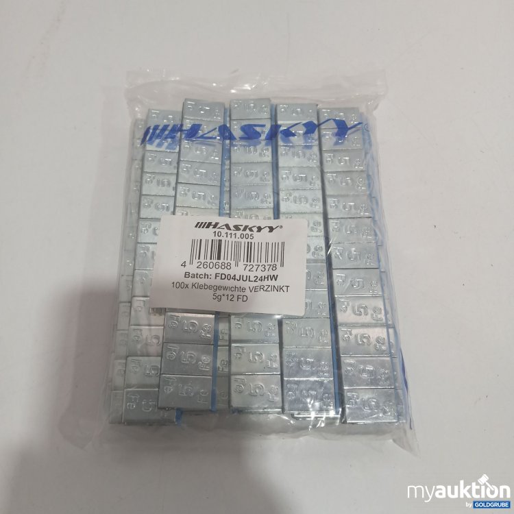 Artikel Nr. 879354: Haskyy 100x Klebegewichte 5g*12FD
