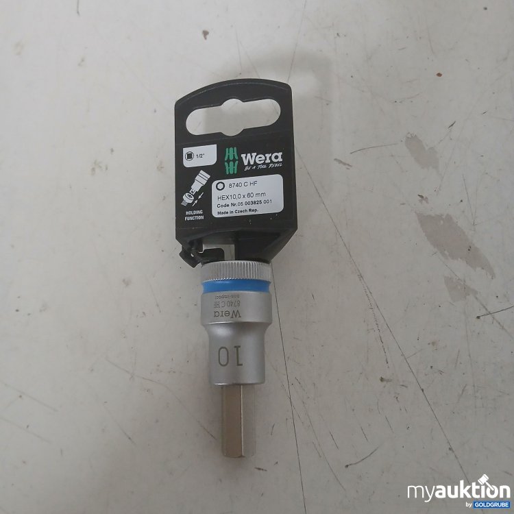 Artikel Nr. 906354 Artikel Nr. 906354: Wera 8740 C HF Zyklop Bit-Nuss 10x60mm